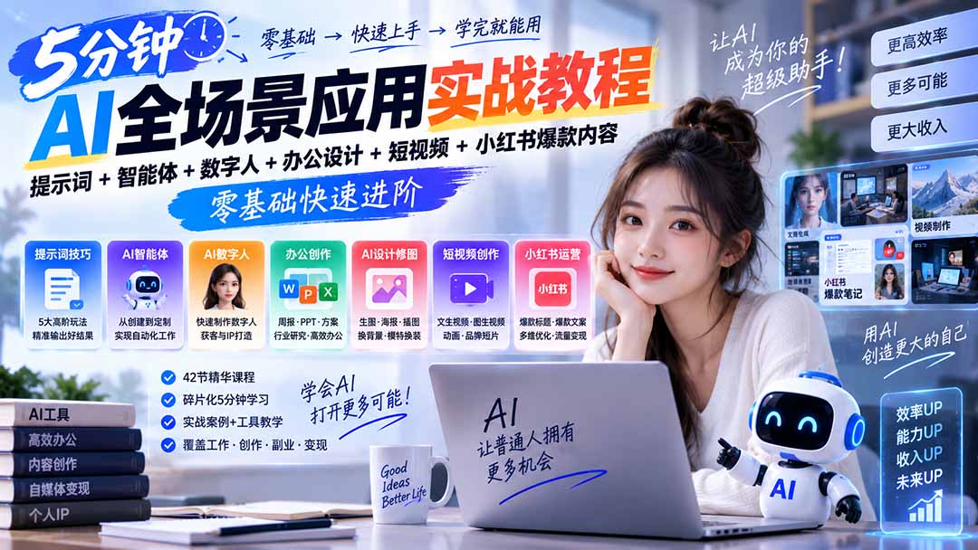 （6213期）23天AI创作特训营，如何利用AI高效生产90分的优质内容（更新）